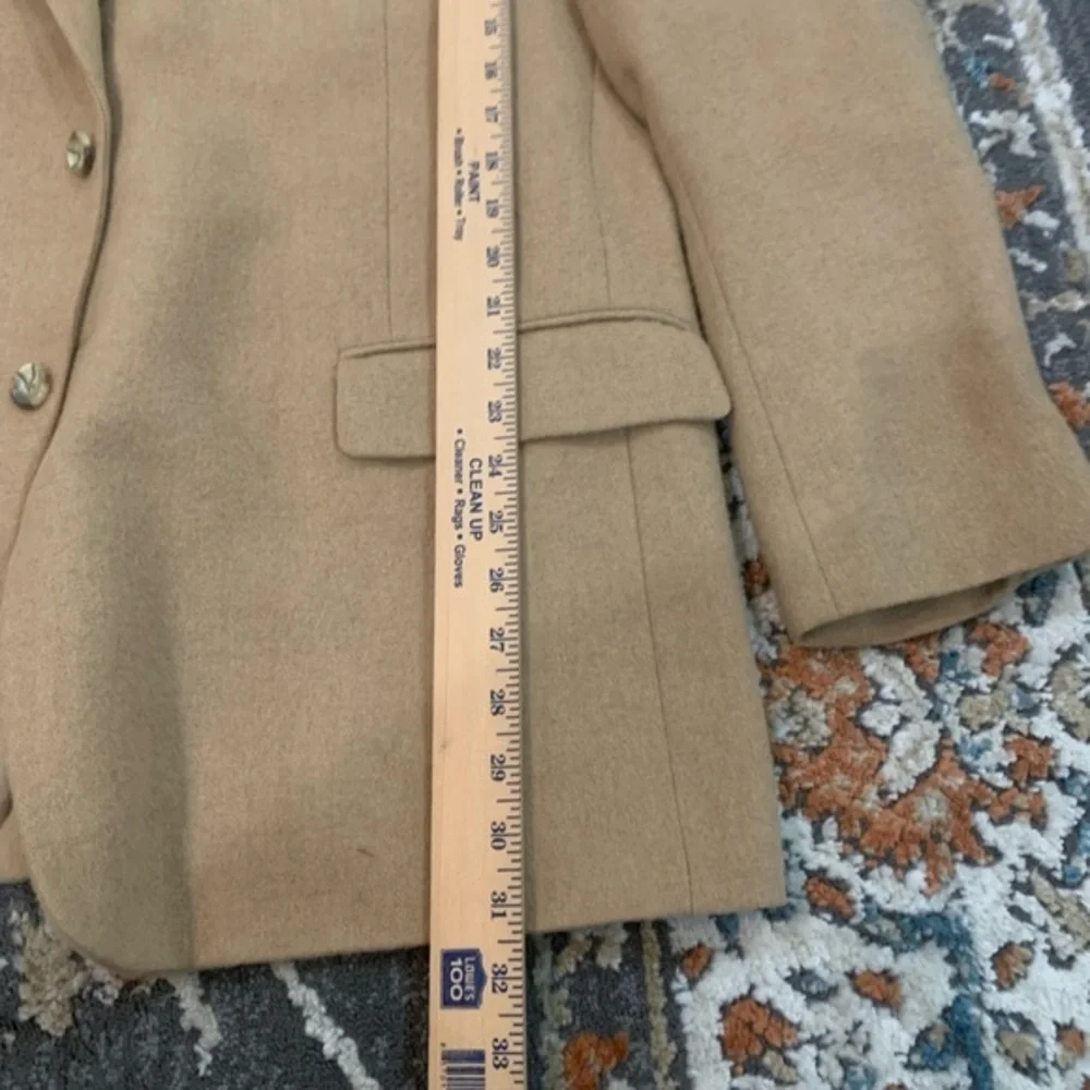 Men's Sportscoat Claiborne 100% Camel‎ Hair! Size ( 46 L) Two Button